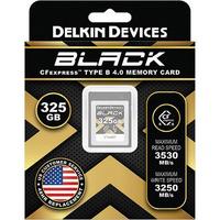 Delkin Devices 325GB BLACK 4.0 CFexpress Type B Memory Card