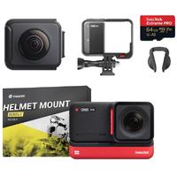 Insta360 ONE RS Twin Edition Helmet Mount Bundle Kit