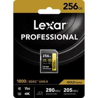 Lexar 256GB Professional 1800x UHS-II V60 SDXC Hafıza Kartı