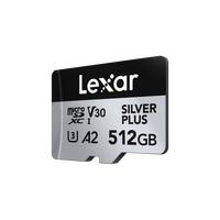 Lexar 512GB microSDXC UHS-I V30 Professional SILVER PLUS Hafıza Kartı