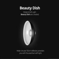 Fomex Beauty Dish 55 cm White Portre Reflektör Tas Beyaz