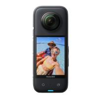 Insta360 X3 360 Kamera + Orijinal Yedek Batarya + 114cm Selfie Stick + Exascend 128GB MicroSDXC
